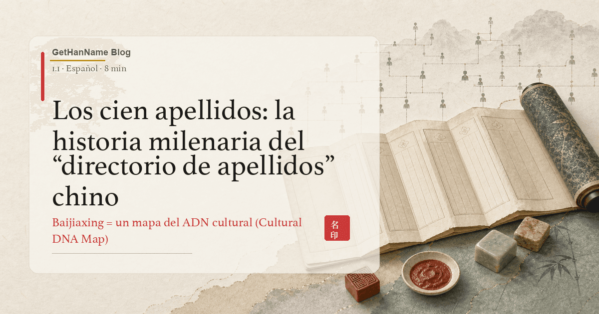 Los cien apellidos: la historia milenaria del “directorio de apellidos” chino