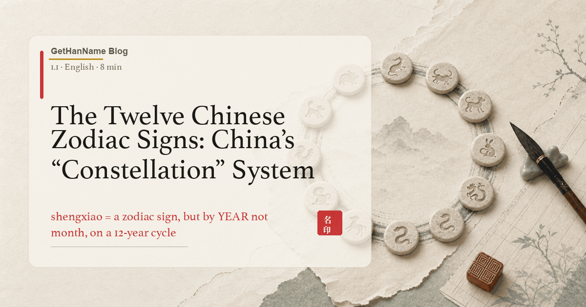 The Twelve Chinese Zodiac Signs: China’s “Constellation” System