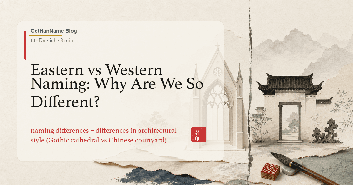 Eastern vs Western Naming: Why Are We So Different?