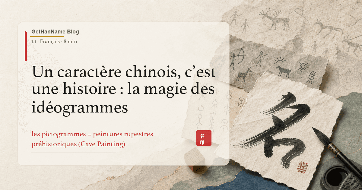 Un caractère chinois, c’est une histoire : la magie des idéogrammes
