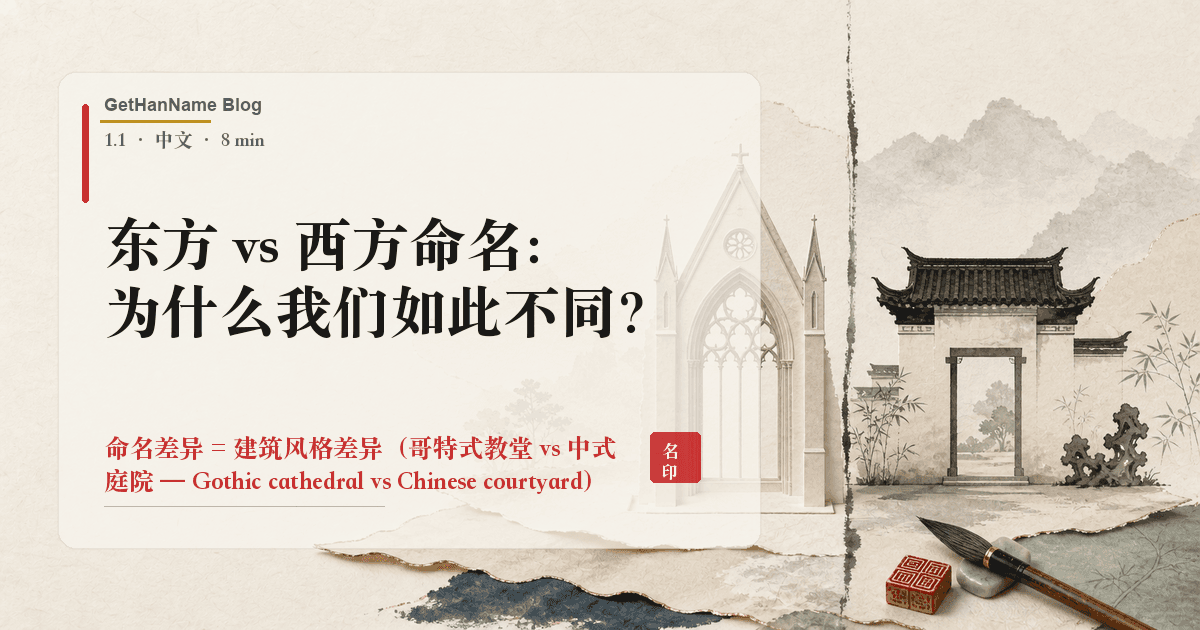 东方 vs 西方命名:为什么我们如此不同?